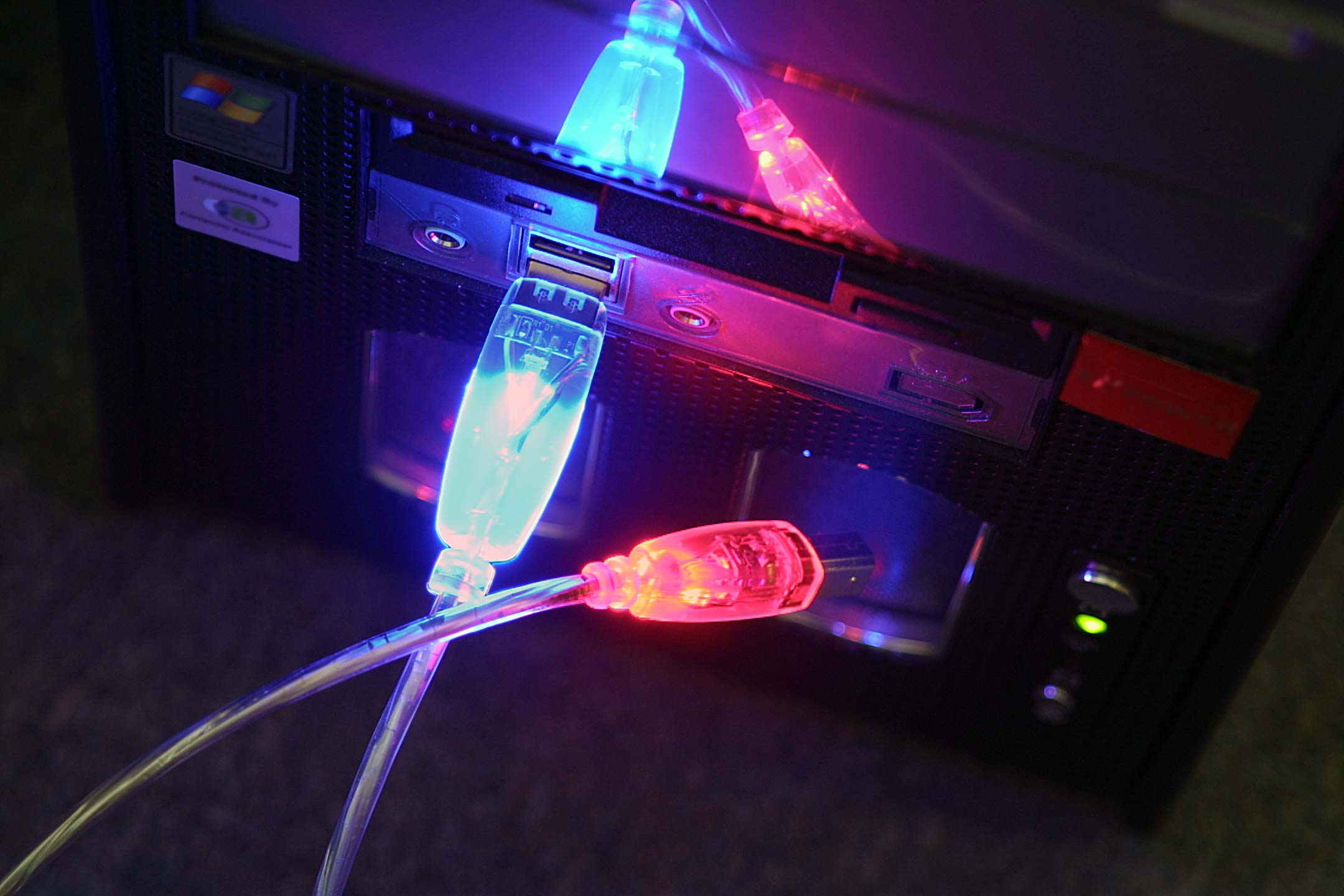 Lighted USB Cables