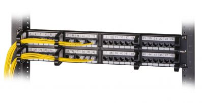 19&#34; Panel-Mount Cable Mgment Bar, Metal Body, 5.5&#34; Deep - Signamax CMB-550-M