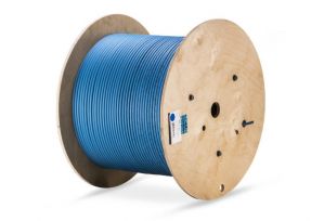 Category 6A F/UTP 4 pair 23 AWG solid cable, CMP, 1,000 ft (305 m), Blue  - Signamax BC6A-2311B-BU