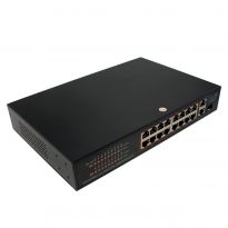 PIPOE-SW-162-E 16-port Unmanaged PoE+ Network Switch