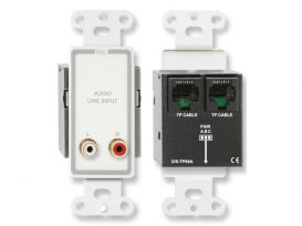 Passive Single-Pair Sender - Twisted Pair Format-A - Mini-Jack Input - Stainless - Radio Design Labs DS-TPS7A
