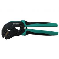 Crimper Ratcheted RJ45 8 position Modular Plug Cut and Strip Function Built-In - Eclipse Tools 300-012