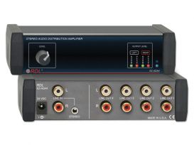 Audio Distribution Amplifier - Balanced/Unbalanced - 2x4, 1x8 - Radio Design Labs RU-ADA4D