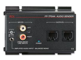 Format-A Multiple Location Audio Sender - Black (Compatible with Guest Room Audio System) - Radio Design Labs DB-TPS8A