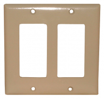 3 GHz TV Wall Plate, Single F-81, Ivory - Philmore Mfg. 75-3426