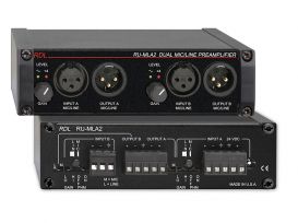 Dual Bal/Unbal Line Amp: -12 to 20 dB Gain - Radio Design Labs STA-1