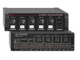 Pro 4 Input Mic/Line Mixer W/Phantom - Mic and Line Out - Radio Design Labs RU-MX4