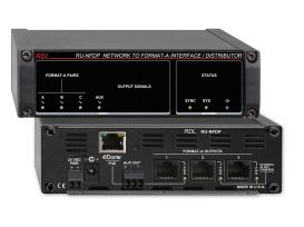 Bidirectional Unbalanced Stereo Audio Network Interface - Dante - Radio Design Labs SF-BNC2