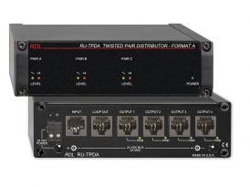 Active Two-Pair Sender Dual Microphone Preamplifier - Format-A - Black - Radio Design Labs DB-TPSM2A