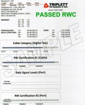 Real World Certifier Kit, Test & Verify CAT 3, 5, 5e & 6 unshielded cables - Triplett Test Equipment RWC1000K2(CS)