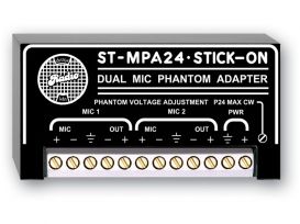 Dual Mic Phantom Adapter 12, 24, 48 V - XLR - Radio Design Labs FP-MPA2