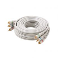 12ft 3-RCA Component Video Cable Ivory Steren 254-512IV