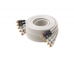 12ft 5-RCA Component A/V Cable Ivory Steren PP-254-612IV