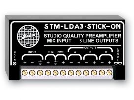 Mic Level Distribution Amplifier - 1x3 - Radio Design Labs STM-DA3