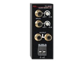 Pro 4 Input Mic/Line Mixer W/Phantom - Mic and Line Out - Radio Design Labs RU-MX4T