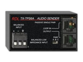 Format-A Stereo Headphone Amplifier - Black (Compatible with Guest Room Audio System) - Radio Design Labs DB-HA1A