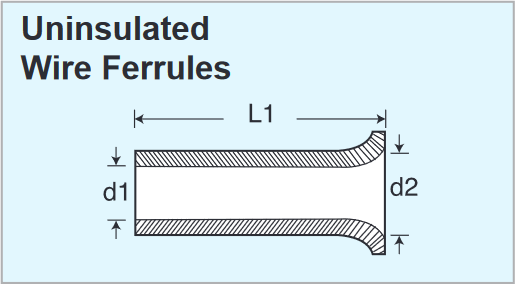 Uninsulated Wire Ferrules