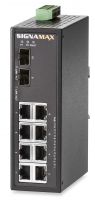 Signamax 065-7410GPOEP 8-Port Gigabit Industrial PoE+ Switch