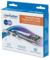 DB25 DB9 Serial/Parallel Combo PCI Card - Manhattan Computer Products 158251