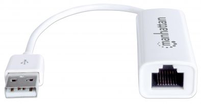 USB 2.0 to 10/100 Ethernet Adapter - Manhattan Computer Products 506731
