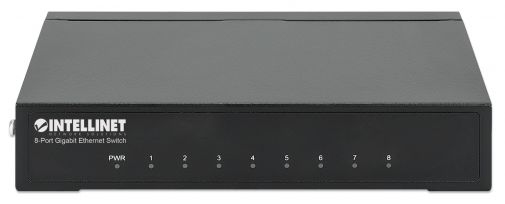 8-Port Gigabit Metal Ethernet Switch - Intellinet 530347