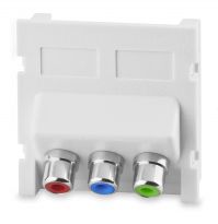 3 port rca red green blue solder module 45 exit white