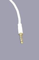 Media Star Flex Slim 3.5mm Stereo Male to Female Adaptor Cable- - Philmore Mfg. 71-1423