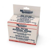 99.9% Isopropyl Alcohol Wipe - 25  Individual Packs - 5" x 6" (min. order  5) MG Chemicals 824-WX25