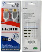 HDMI M/M V.1.4 30AWG 1 meter WHITE - Pan Pacific Enterprises HD4-AA1W-P