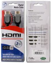 HDMI M/M V.1.4 30AWG 2 meter - Pan Pacific Enterprises HD4-AA2-P
