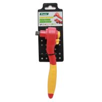 VDE 1000V Insulated 3/8-in Drive Reverse Flat Ratchet Handle - 8-in - Eclipse Tools HW-V708