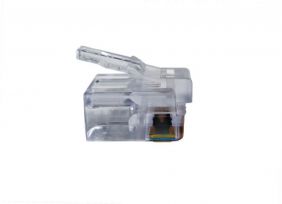 EZ-RJ12/11 Connector.  50/Clamshell. - Platinum Tools 100026C