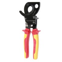 VDE 1000V Insulated Ratchet Cable Cutter  - 10-in - 500MCM - Eclipse Tools SR-V537