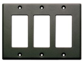 Double Gang Wall Plate Cover / Face Plate, Stainless Steel - Radio Design Labs CP-2S