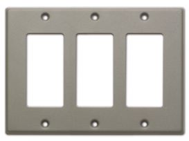 D Style Plate with No Jack Cut Out - Stainless Steel - Radio Design Labs DS-BLANK