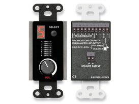 Audio Selector for SourceFlex Distributed Audio System - Black - Radio Design Labs DB-SFRC8L