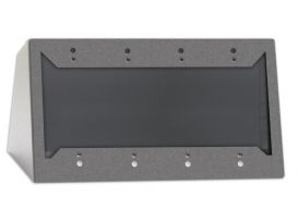 D Style Plate with No Jack Cut Out - Black - Radio Design Labs DB-BLANK