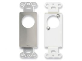 Double plate for standard and specialty connectors - Stainless - Radio Design Labs DS-D2