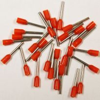 Insulated Orange Wire Ferrules, 20 AWG x 16mm, 500 pcs