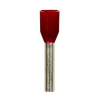 Insulated Red Wire Ferrules, 16 AWG x 18mm, 100 pcs