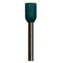Insulated Turquoise Wire Ferrules, 22 AWG x 12mm, 100 pcs