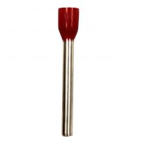 Insulated Red Wire Ferrules, 16 AWG x 24mm, 100 pcs