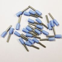 Insulated Blue Wire Ferrules, 20 AWG x 14mm, 500 pcs