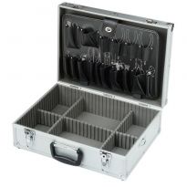 Black Aluminum Frame Tool Case with Pallet