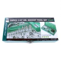 24 pc 1/4" Dr. Socket Tool Set