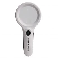  Handheld 2.5X/6X Dual Magnification LED Magnifier with Currency Detecting