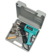 Heat Gun w/ Accessories in blow molded case - Eclipse Tools SS-611A