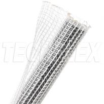 1&#34; Split Braid Cable Wrap WHITE 50&#39; box - Techflex F6N1.00CW-BOX B