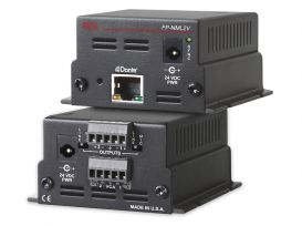 Network to Line Level Interface - Dante Input - 2 Balanced Line Outputs - with PoE - Radio Design Labs RU-NL2P