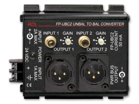 Dual Bal/Unbal Line Amp: -12 to 20 dB Gain - Radio Design Labs STA-1